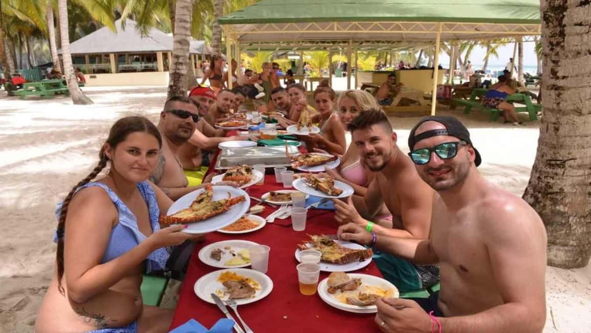 Juan Dolio: Saona Island Day Trip with Lunch & Open Bar - The Itinerary in Detail