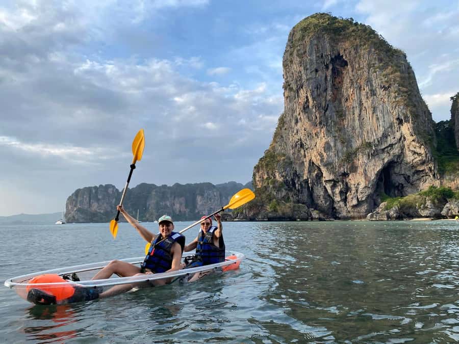 Krabi Railay & Phra Nang: Beach Kayak & Glow Plankton Tour - What to Expect from the Itinerary