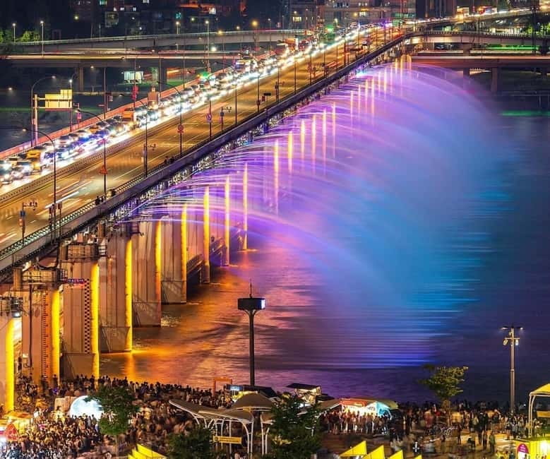 Seoul: Han River Picnic & E-Bike Ride to Rainbow Fountain - Rainbow Fountain Show: The Highlight