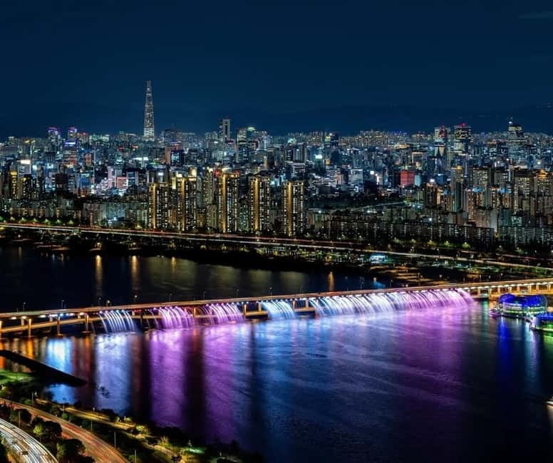 Seoul: Han River Picnic & E-Bike Ride to Rainbow Fountain - The E-Bike Ride: Gliding Past Seoul’s Night Lights
