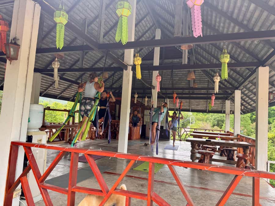 Pai: Sunset Trapeze Yoga Class with Smoothie - The Sum Up