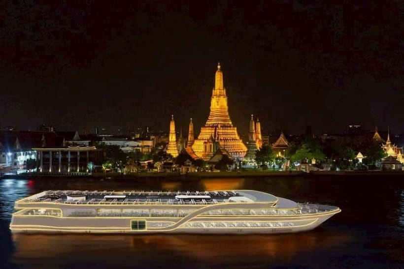 Bangkok: Chao Phraya River Noah Newest Luxury 6 Star Cruise - Impressive Nighttime Landmarks