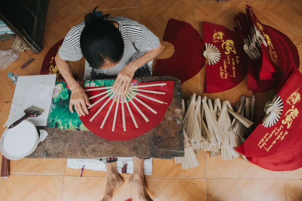 Hanoi: Hand Fan Village and Bamboo Dragonfly Village & Lunch - Exploring Chang Son Village: Fan-Making at Its Finest