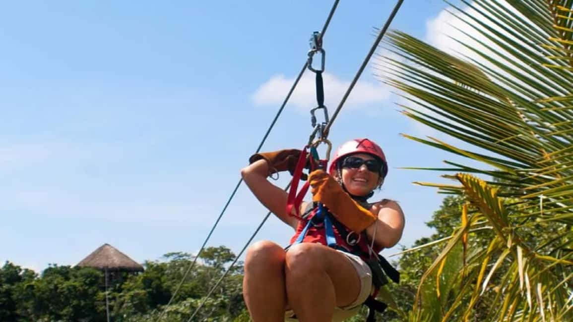 Samaná: El Limón Zipline Adventure with 10 Cables - Key Points