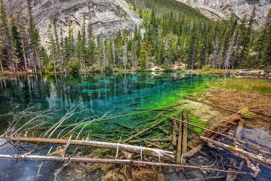 Grassi Lake and Grotto Canyon Hiking Calgary/Canmore/Banff - Second Stop: Grassi Lake – A Scenic Gem