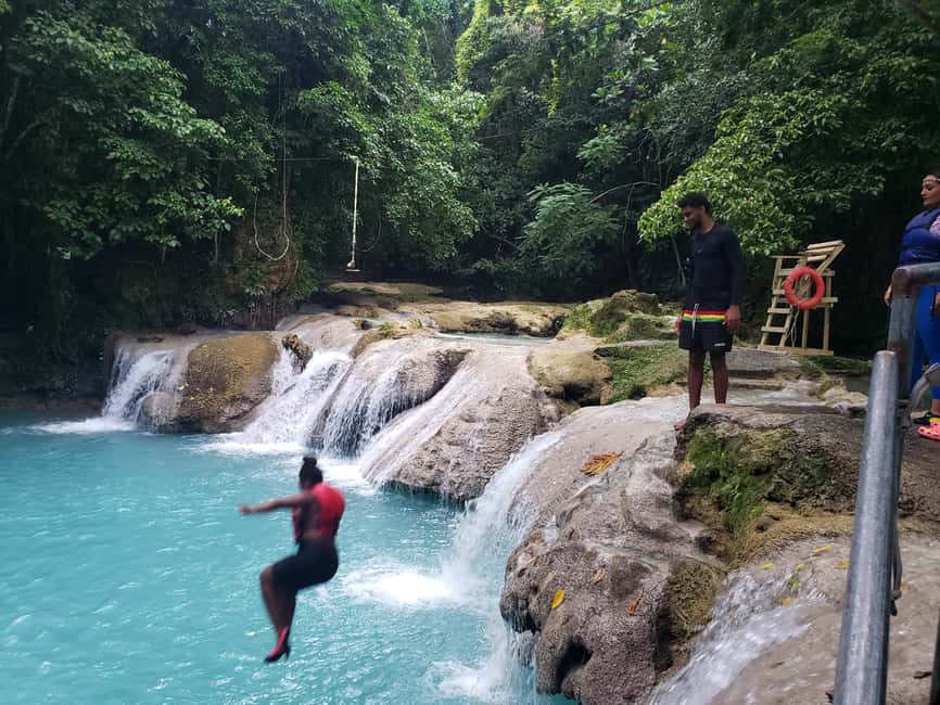 From Ocho Rios: Blue Hole Secret Waterfall & Highlight Tour - Exploring the Blue Hole Waterfall and Hidden Gems