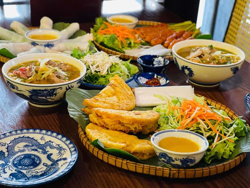 Hue City: Cyclo, Market Tour & Cooking Class at Madam Thu - An Authentic Hue Experience from Start to Finish