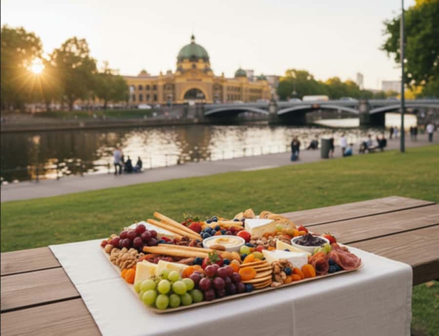 Melbourne: Spanish Flavours Grazing Box - The Picnic Experience