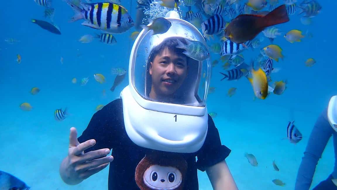 Semporna: Underwater Seawalking with Photography & Transfer - Discovering the Underwater Seawalking Experience in Semporna  