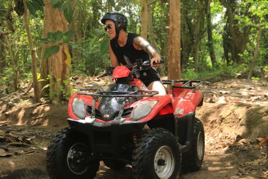 Bali: Ubud ATV Quad Bike Tunnels, Waterfall, Forest, Guided - The Real Value of the Tour