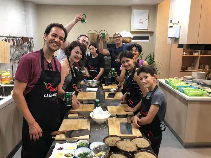 Xi'an Biangbiang Noodles Cooking Class + Spice Market Visit - Tasting Your Creations: The Best Part