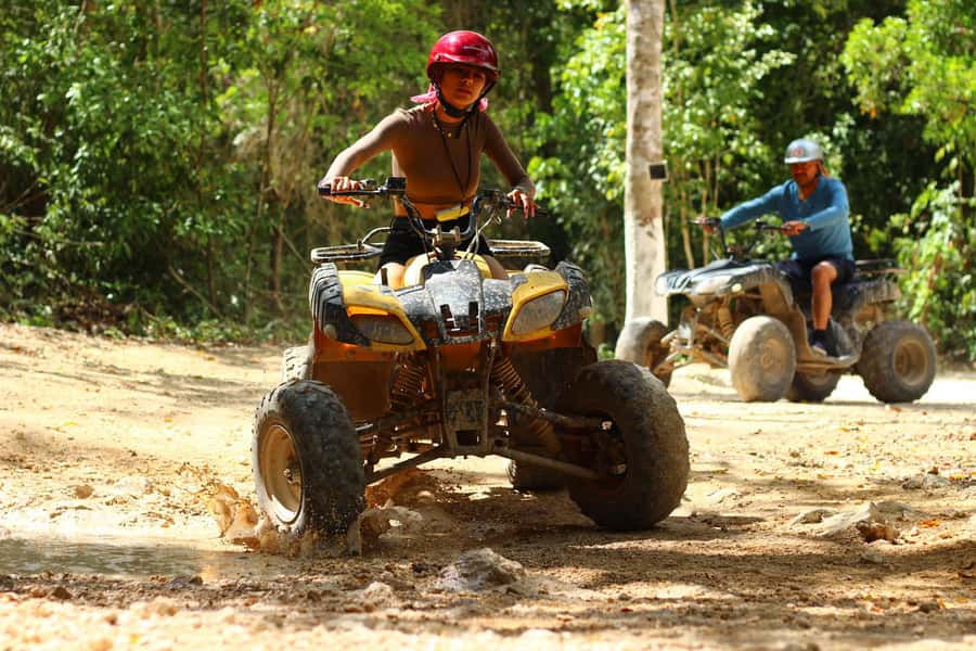 Cancun: Mayan Jungle Rush Zipline, ATV, & Cenote Tour - Key Points