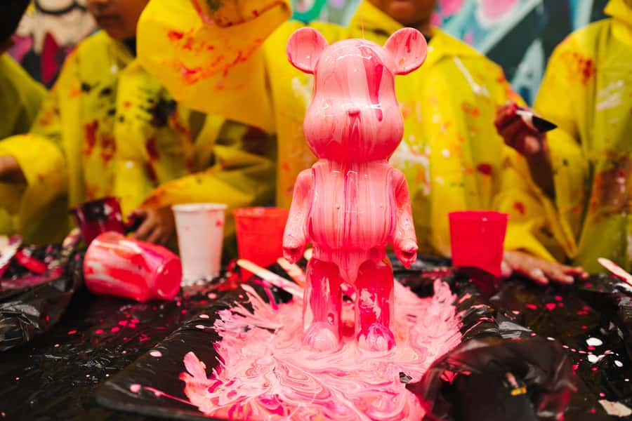 New York: Fluid Bear Painting Private Workshop - Who Would Love This?