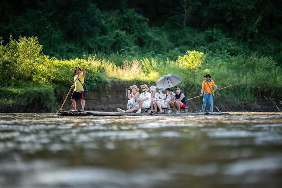 Chiang Mai: Dan Tewada Land, Bamboo Rafting & Waterfall Tour - The Long Drive Back to Chiang Mai