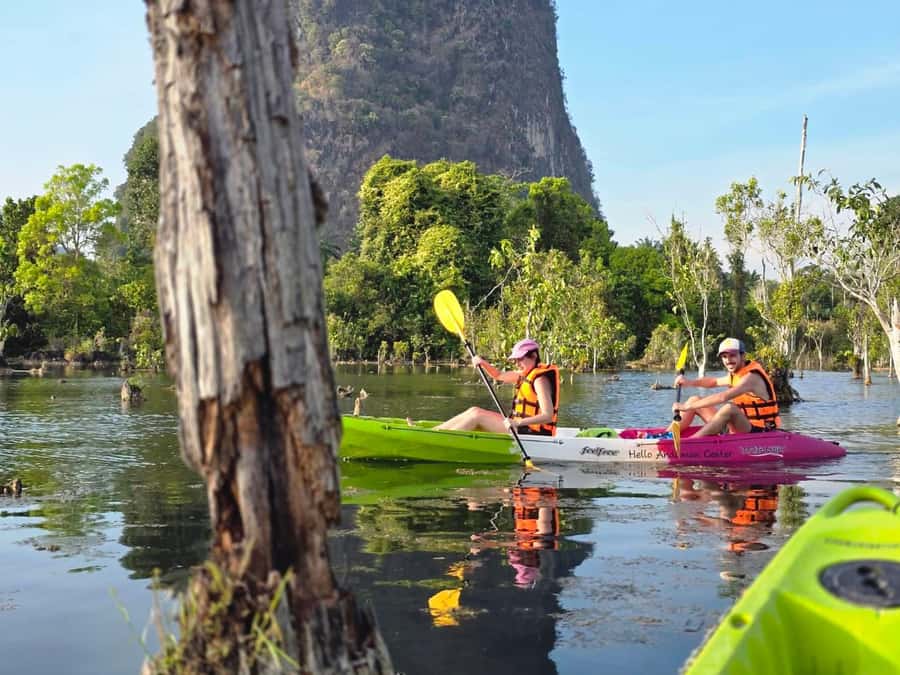 Krabi Quad: Paddle, Batik Print, Rubber Tapping & Pine Farm - Kayaking in Klong Root: Calm Waters and Scenic Views