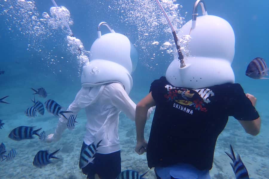 Okinawa MarinSportsSeaWalk in Onna village (free benefits) - Safety and Suitability