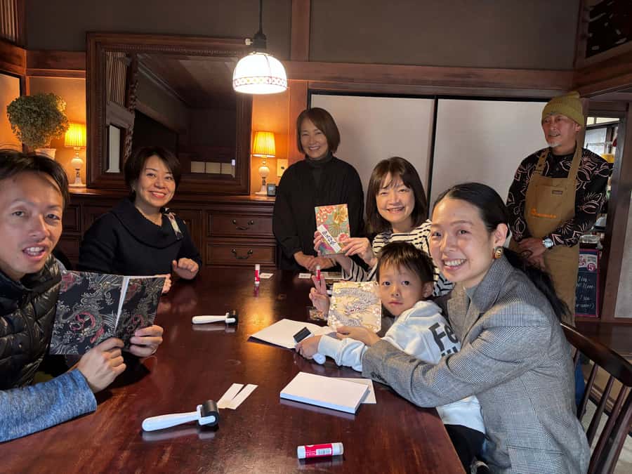 Make your Goshuin Stamp Book in Kamakura Retro Café - Crafting Your Own Goshuin Book