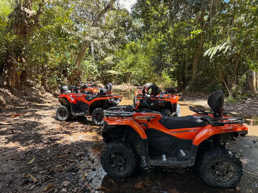 St. Lucia: ATV Tour with Beach Ride and Rum Tasting - Riding Along the Beach and Clives Seaside Bar