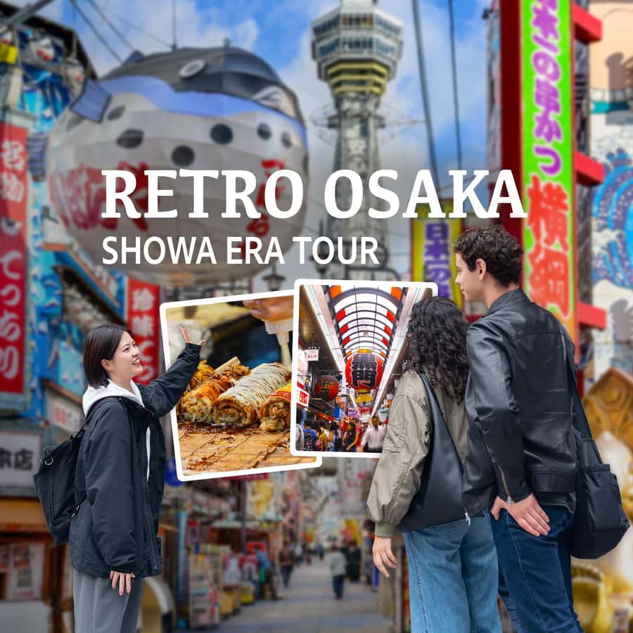 Osaka: Shinsekai, Tsutenkaku & Showa Vibes Walking Tour - Key Points