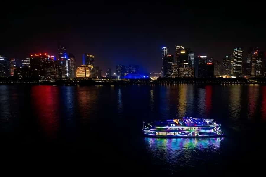 Hangzhou Qiantang River Night Cruise(Ticket) - Modern Landmarks and Cultural Symbols