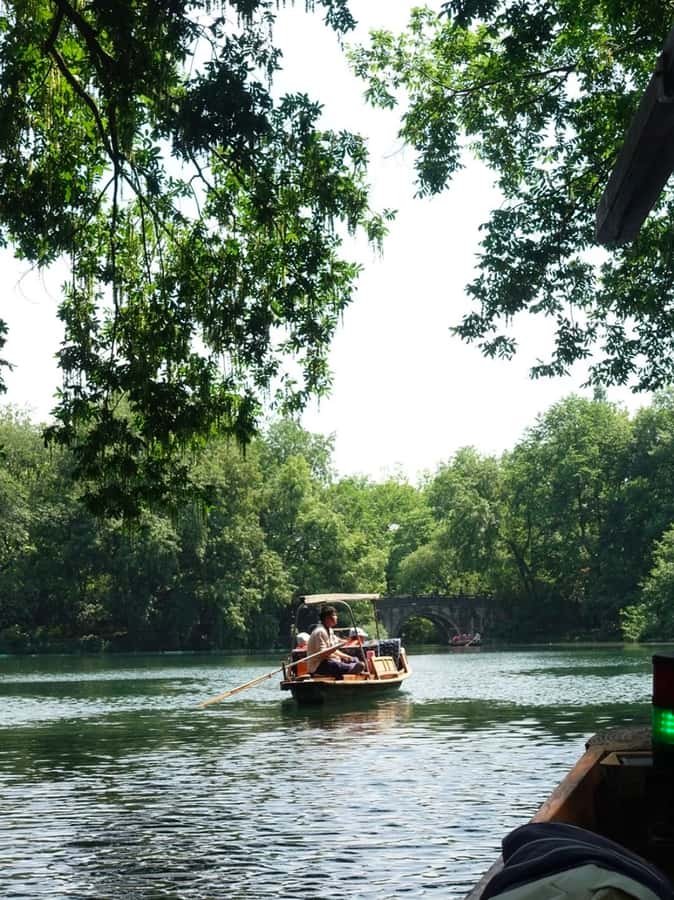 Enjoy Hangzhou Like Lords: West Lakes Boat, Tea, Painting - Feeding Ducks and Enjoying Quiet Moments
