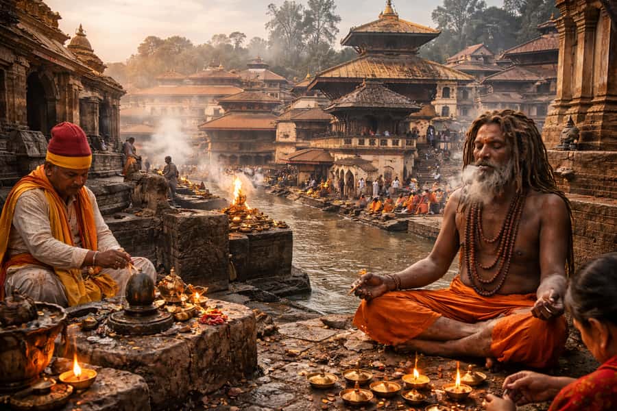 Kathmandu: Pashupatinath Temple Hindu Life Cycle Tour - Exploring the Pashupatinath Temple and Its Surroundings