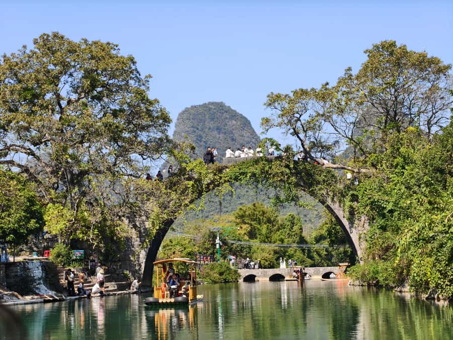 Guilin: Ludi Rock, Fuli Bridge, & Yangshuo Day Trip - Moon Mountain and the Scenic Delights of Licun