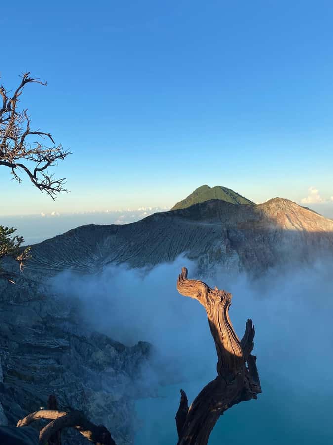 from Surabaya/Malang to Tumpak Sewu Waterfall, Bromo & Ijen - Kawah Ijen: The Blue Flames and Sulfur Miners