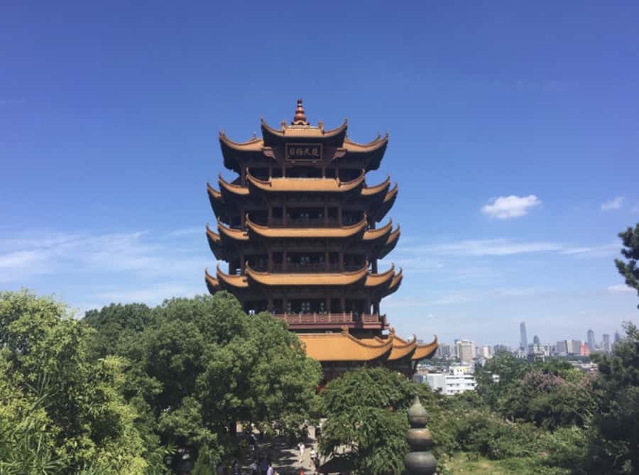 Incredible Sky Train: Immersive Tour of Yellow Crane Tower - The Experience in Detail