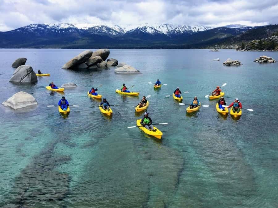 Sand Harbor Kayak Tour in Lake Tahoe - Midway Break and Lunch