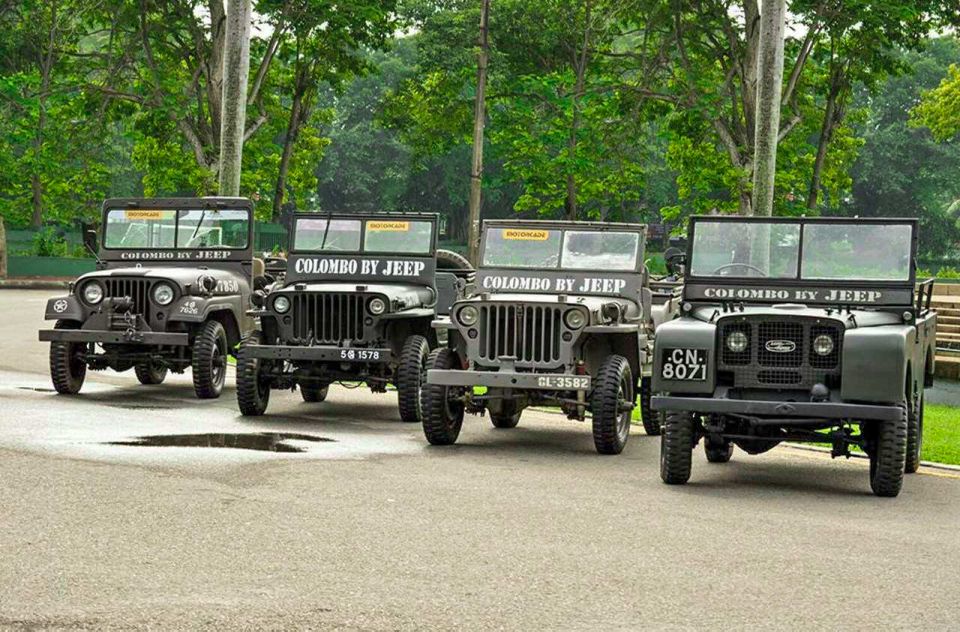 Colombo: City by World War Jeep Private Tour - Safety and Comfort