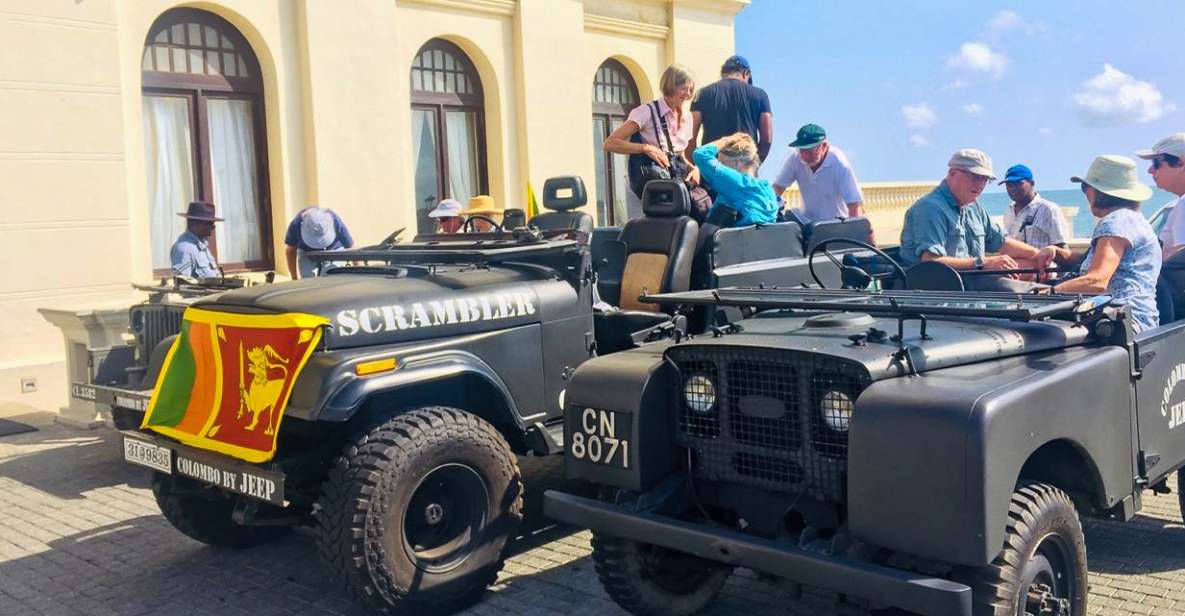 Colombo: City by World War Jeep Private Tour - Key Points