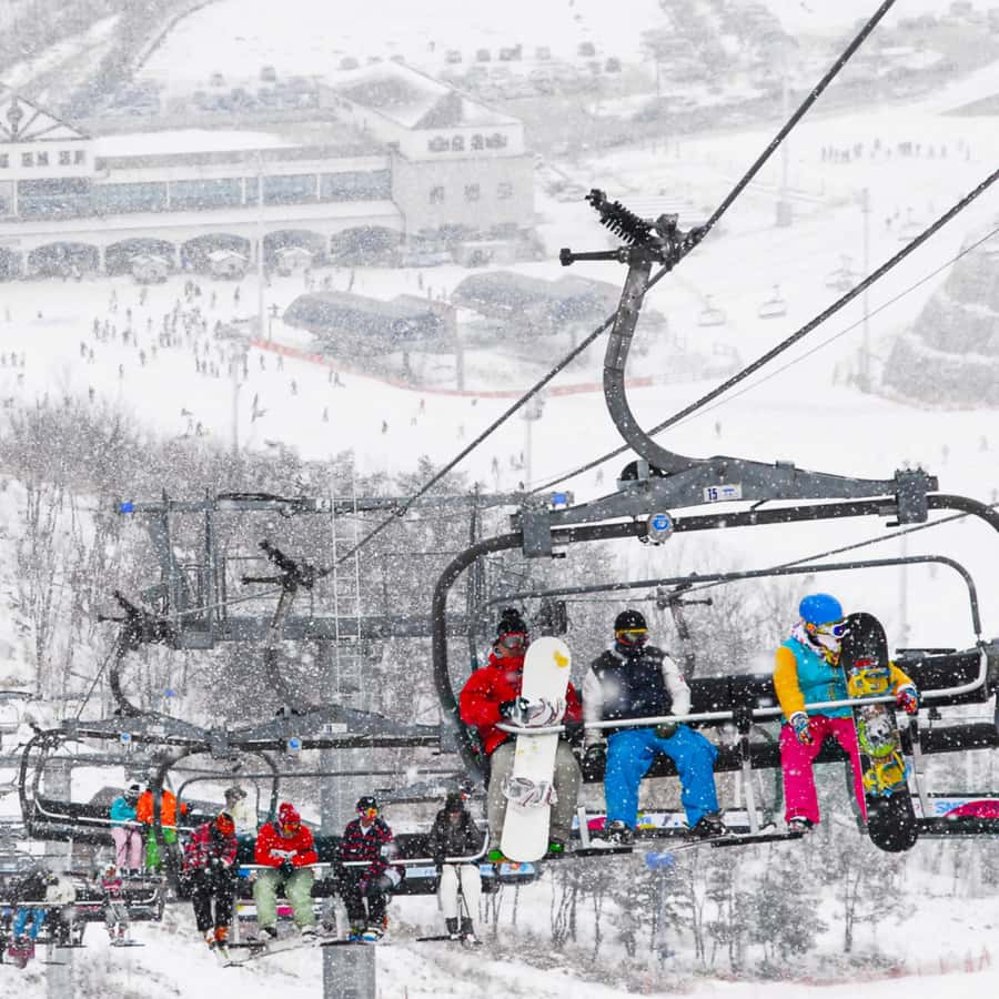 Busan: Eden Valley Resort Winter Ski Day Tour - The Scenic and Social Side of the Tour