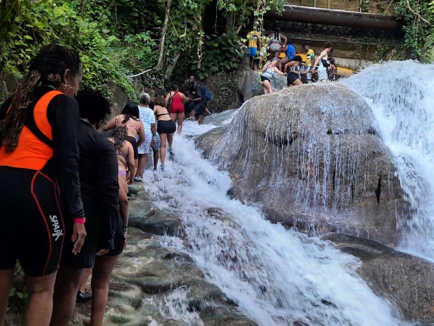 Jamaica Dunn's River Falls guided tour from Ocho Rios hotels - Key Points