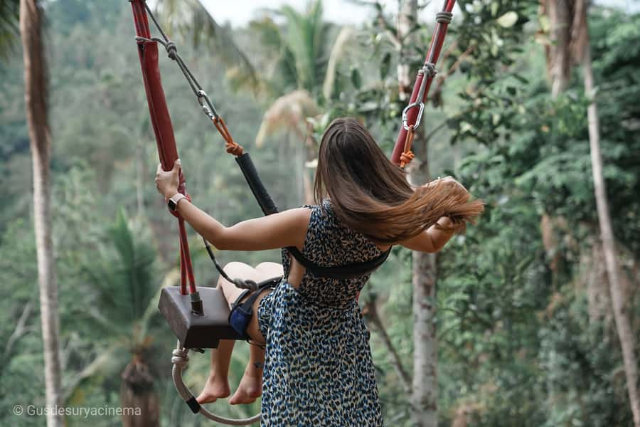 Ubud: Monkey Forest Sanctuary & Jungle Swing Tour - The Iconic Bali Swing Experience