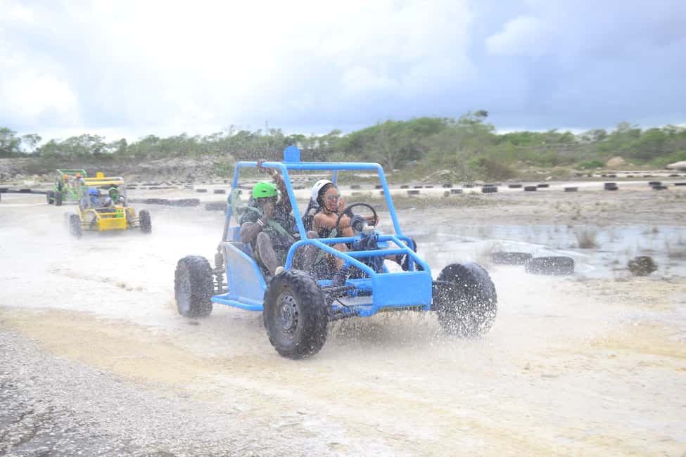 Buggy Ride, Zipline Splash & Waterfall Pool Combo with Lunch - Key Points