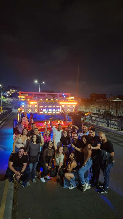 Medellin: Party Bus with DJ & Street Food Tastings - The Transportation and Group Size