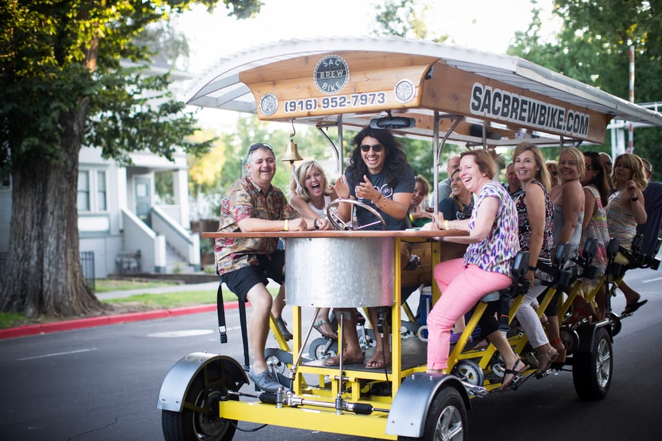 Sacramento: Pedal Bar Tour with 2 Stops - FAQ