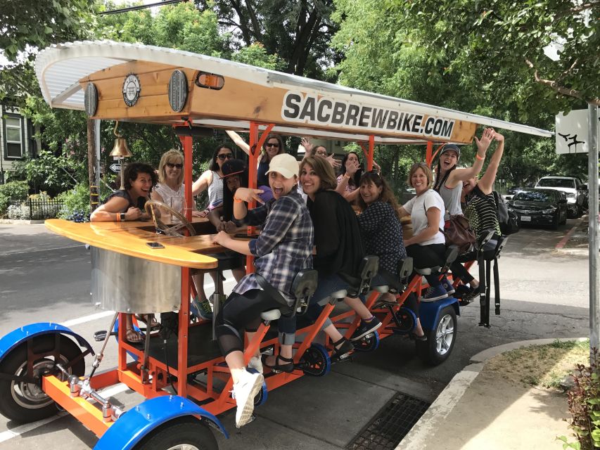 Sacramento: Pedal Bar Tour with 2 Stops - Exploring Sacramento’s Pedal Bar Tour: What You Can Expect