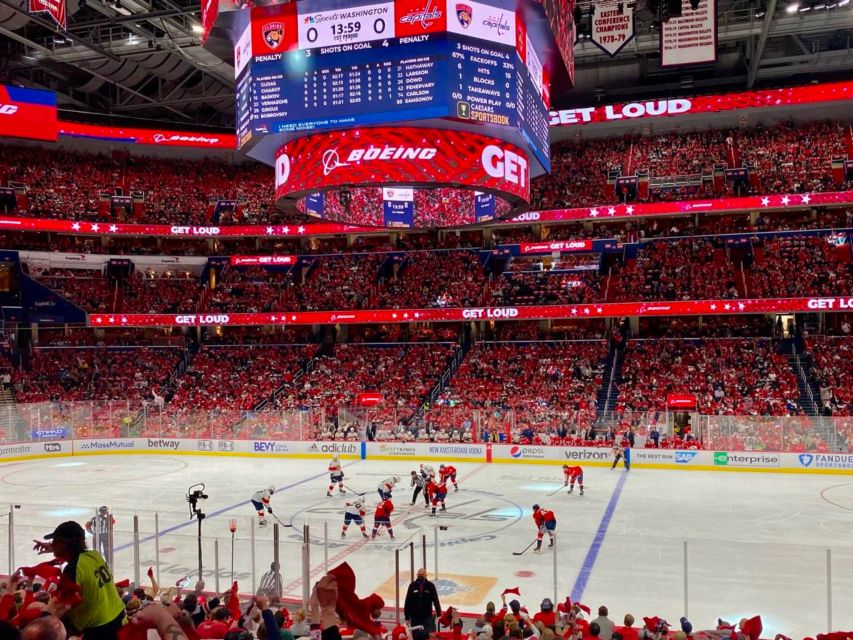 Washington, D.C.: Washington Capitals Ice Hockey Game Ticket - Detailed Breakdown of the Itinerary
