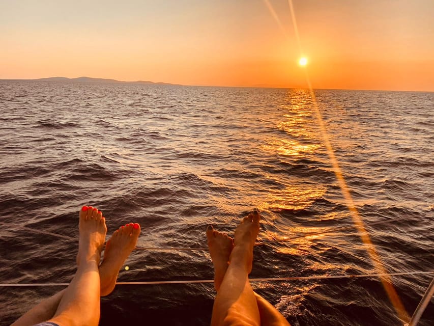 Mykonos: Rhenia Island Sunset Cruise with Transfer and Meal - The Experience in Detail