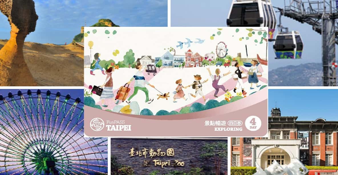 Taipei: Exploring Fun Pass - Transport Card & 30 Attractions - What Attractions Are Included?