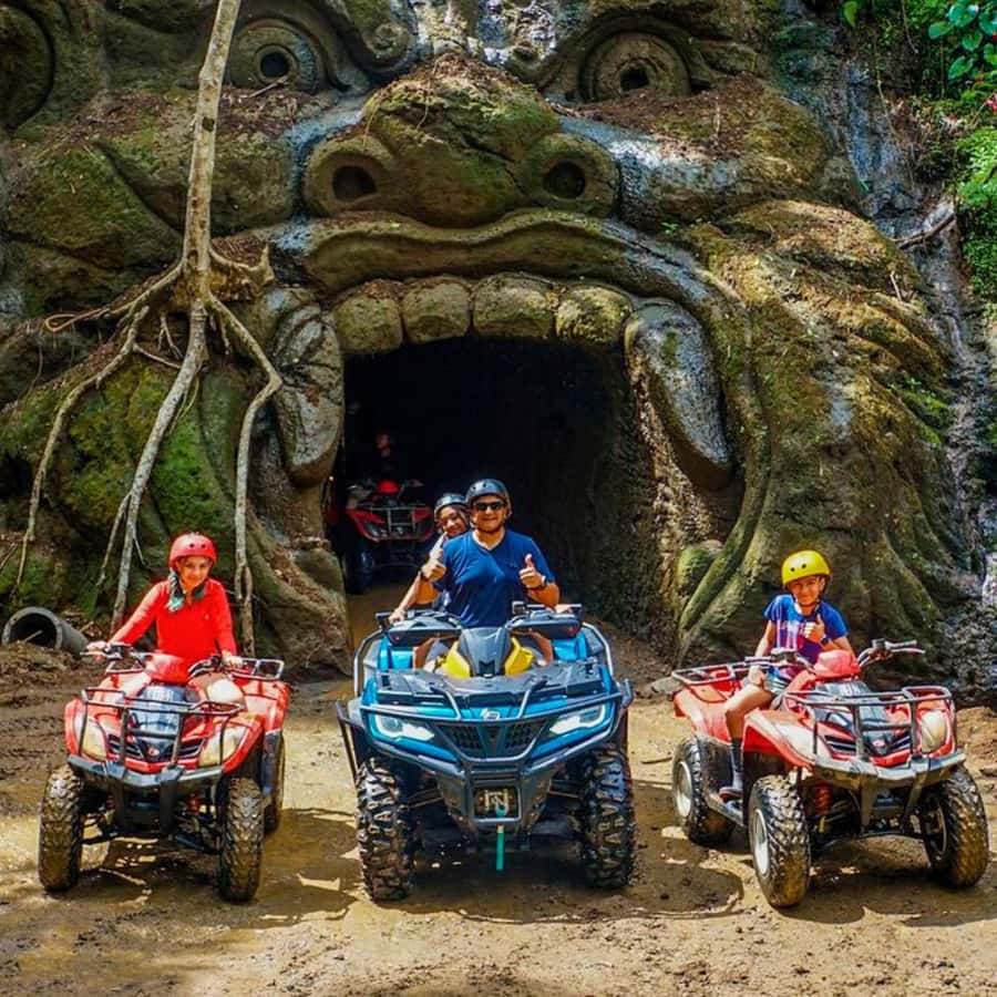 Ubud Bali ATV Alasan Adventure Gorila Cave & Cretya Sunset - Key Points