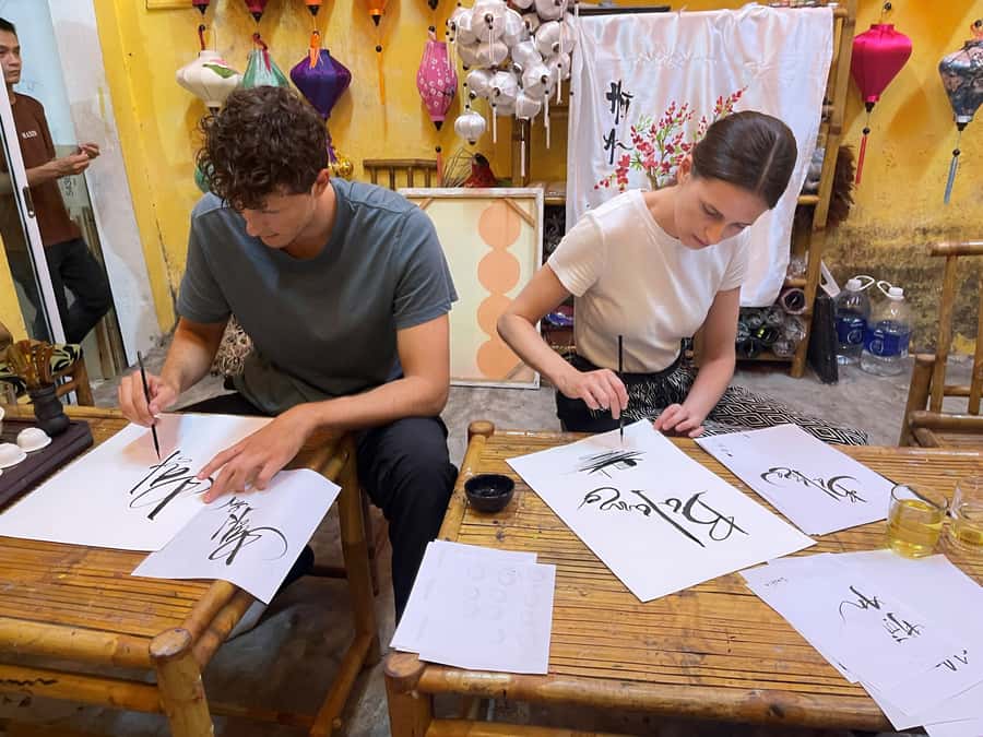 Traditional Painting on Bamboo script class - Final Thoughts