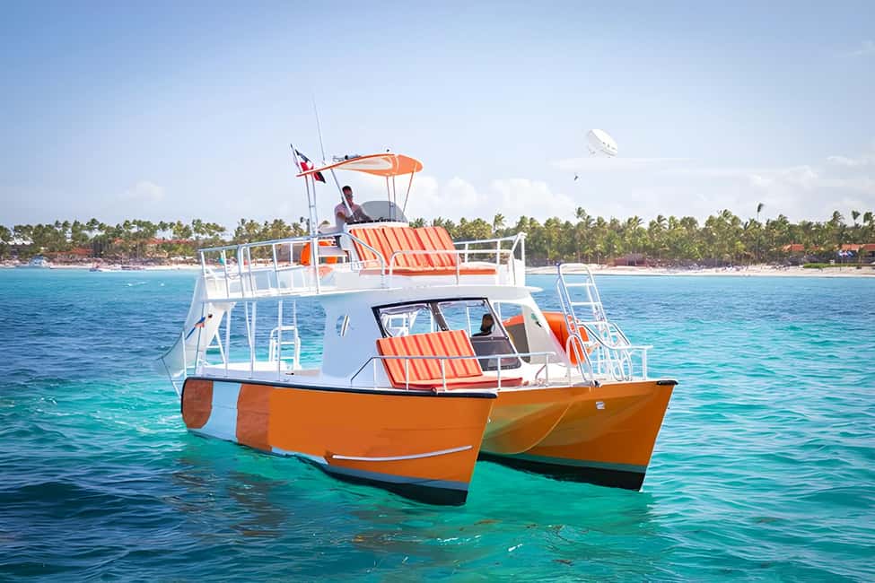 Party Boat Catamaran Excursion with snorkeling, BBQ & music - Key Points