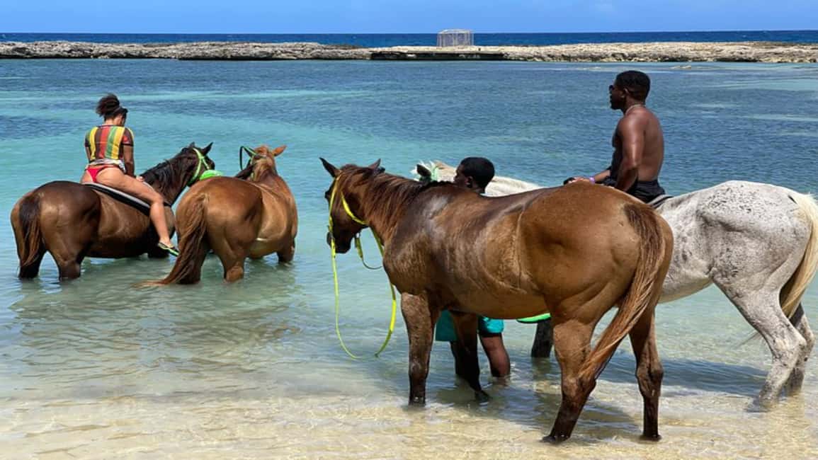 ATV, Bamboo Rafting & Horseback Ride Tour From Montego Bay - FAQs