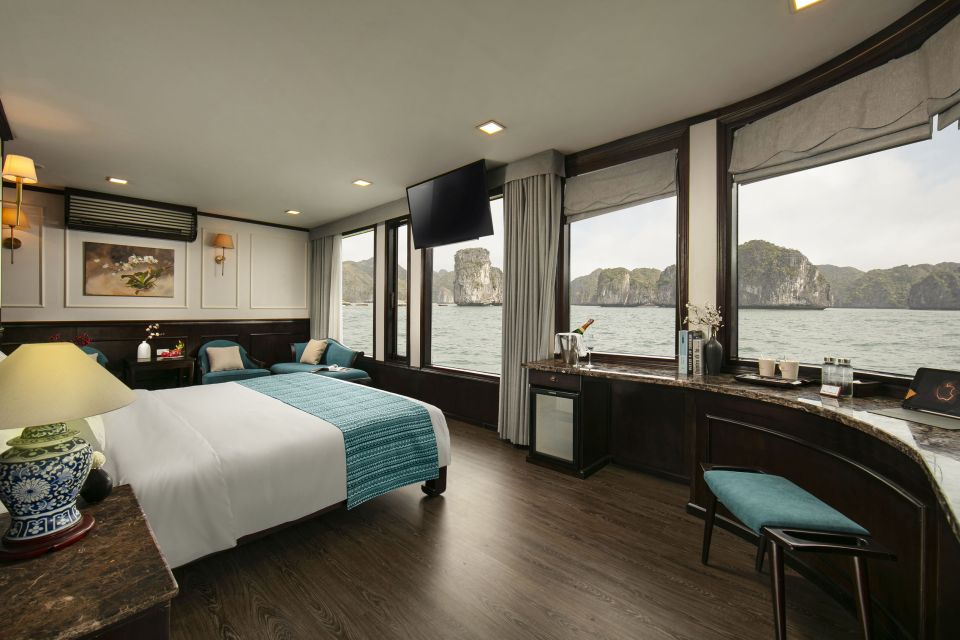 Hanoi: Halong Bay 6 Stars Cruise w/ Private balcony, bathtub - The Sum Up
