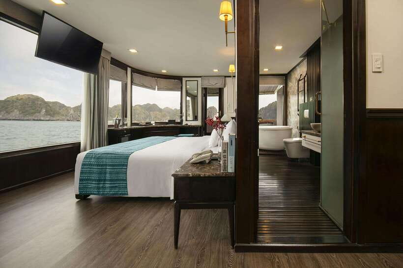 Hanoi: Halong Bay 6 Stars Cruise w/ Private balcony, bathtub - FAQ