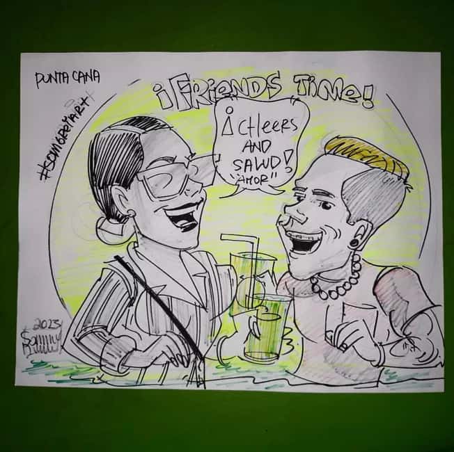 Live Caricature Experience in Punta Cana - Authenticity and Authentic Experience