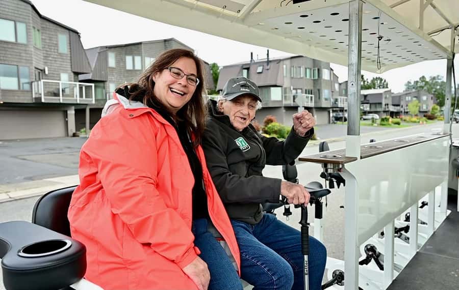 Anchorage: Tour on a unique 14-passenger electric vehicle - Experience Anchorage in a Unique Way: A Ride on the Electric Pedal Vehicle